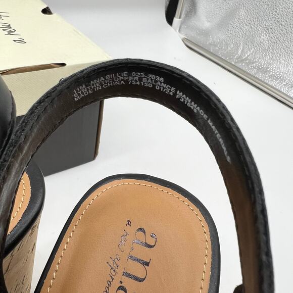 a.n.a Womens Billie Heeled Sandals Black Color Size 11M - Picture 5 of 15